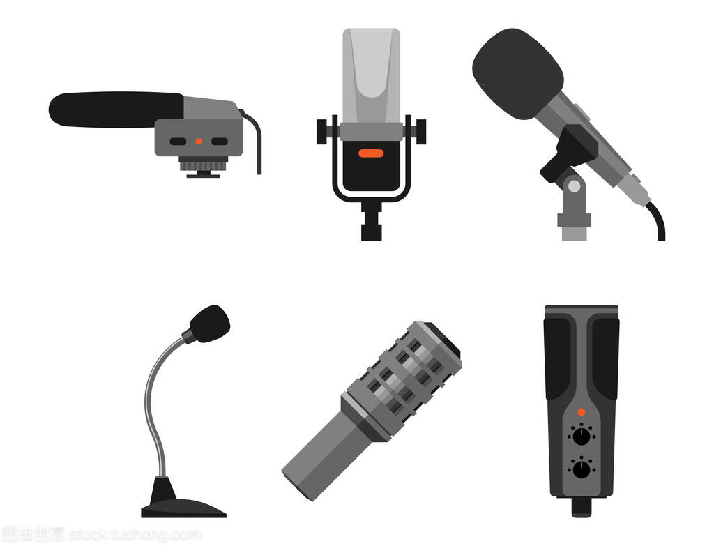 多場(chǎng)景麥克風(fēng)類型 從新聞采訪到音樂(lè)廣播的通訊工具