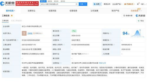 小馬智行加速布局，在浙江成立新科技公司專注信息技術(shù)咨詢服務(wù)